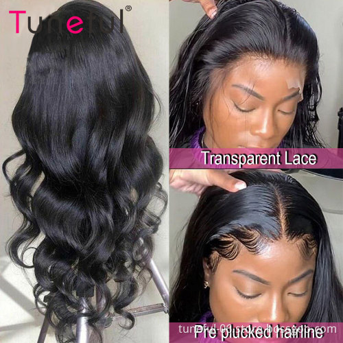 Brazilian Virgin Cuticle Aligned double drawn Body straight wave 360 frontal Lace front human hair wigs
